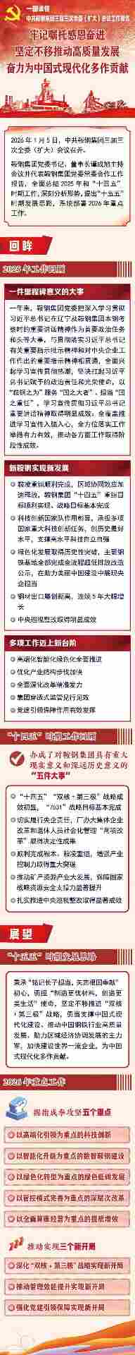 一图读懂丨中共鞍钢集团三届三次全委（扩大）会议工作报告(图2)